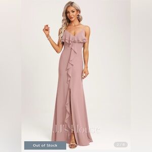 6 NWT JJs House Dusty Rose Bridesmaid Dresses Size 4-6